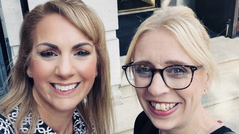 Consultant Admiral Nurses for Frailty and Physical Health, Kerry Lyons and Melissa Grundy.