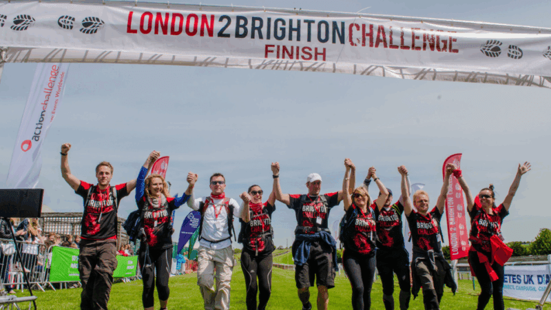 People taking on London to Brighton